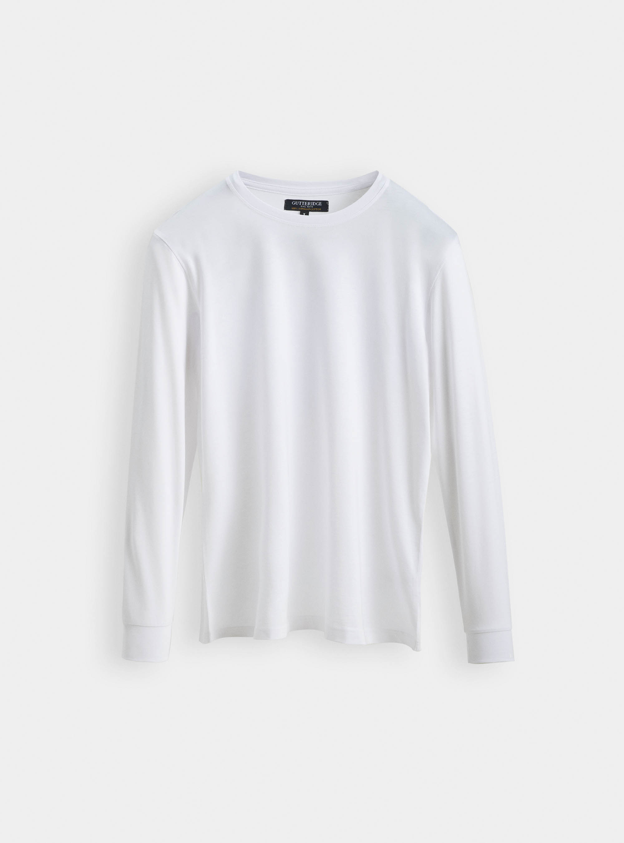 100% cotton supima jersey long-sleeved T-shirt
