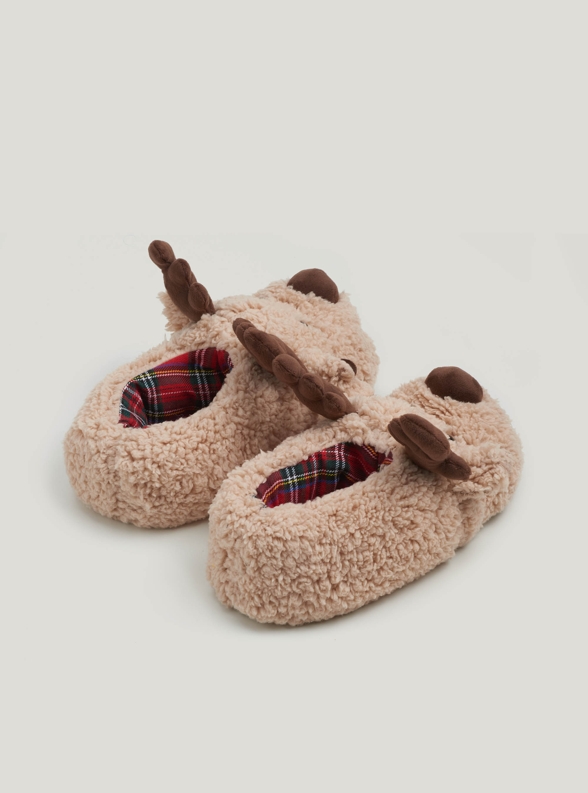 Christmas reindeer slippers