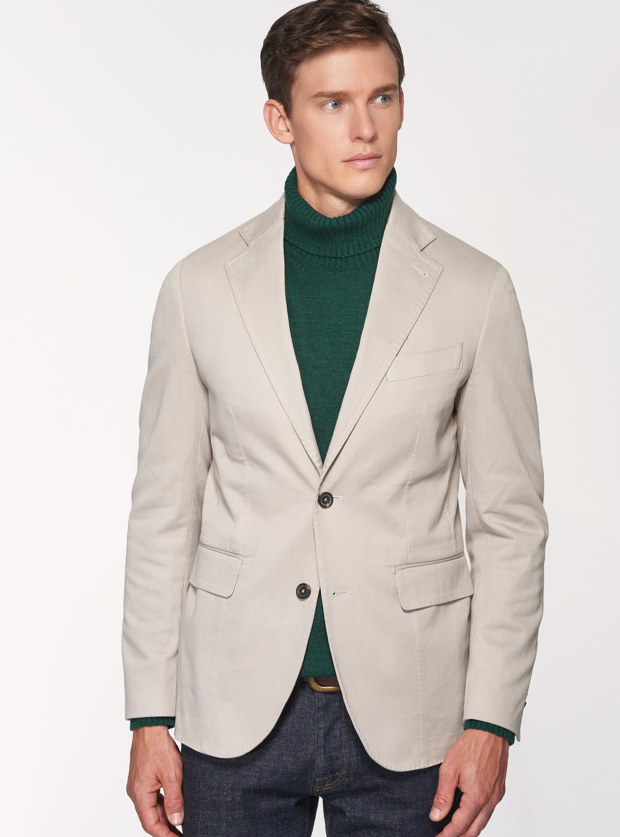 Frosted cotton blazer | GutteridgeEU | catalog-gutteridge-storefront Uomo