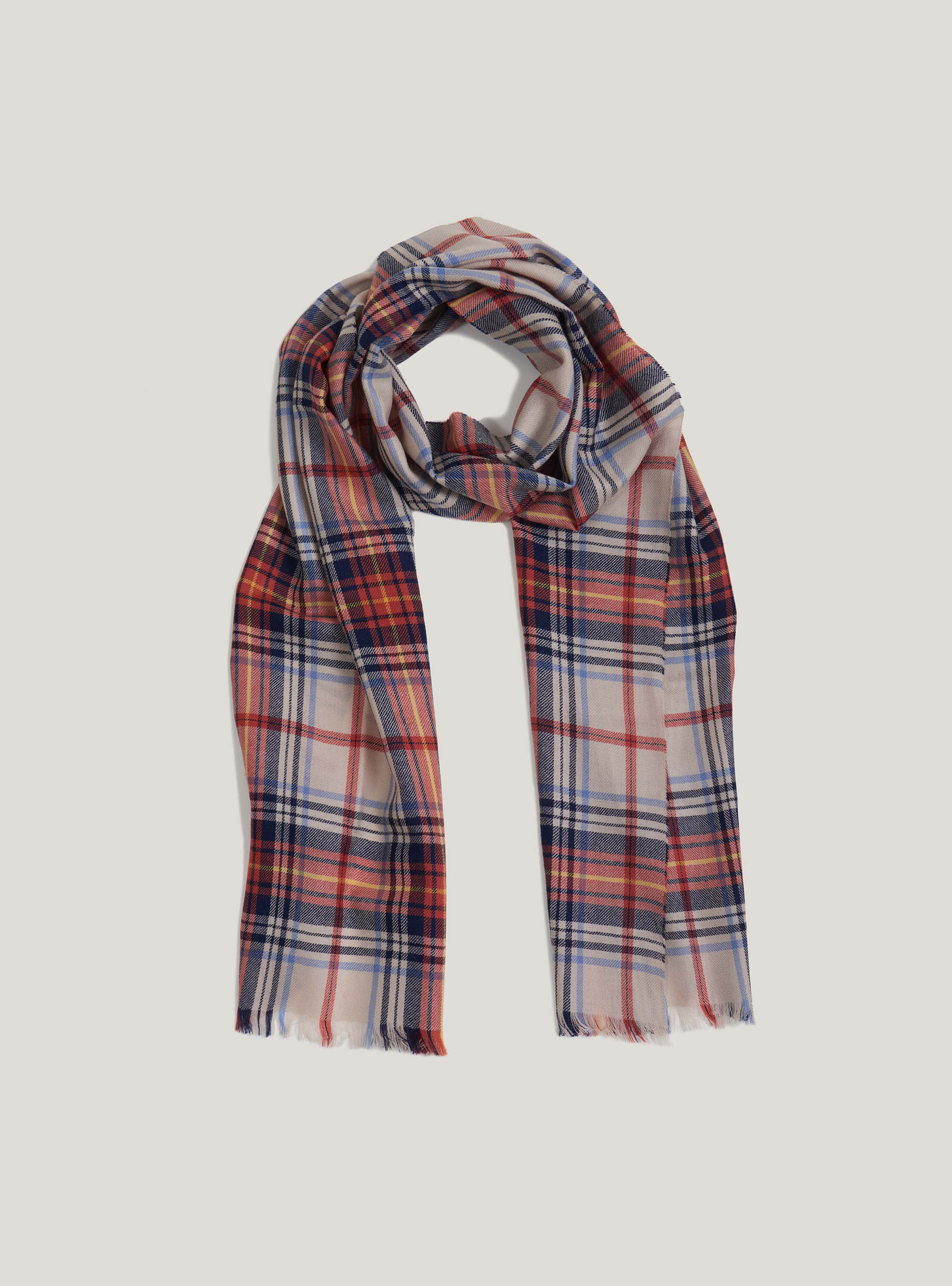Écharpe en laine à carreaux | GutteridgeEU | catalog-gutteridge-storefront  Uomo